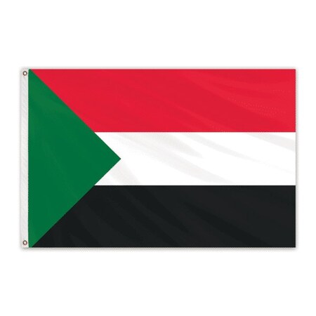 Clearance Sudan 4'x6' Nylon Flag